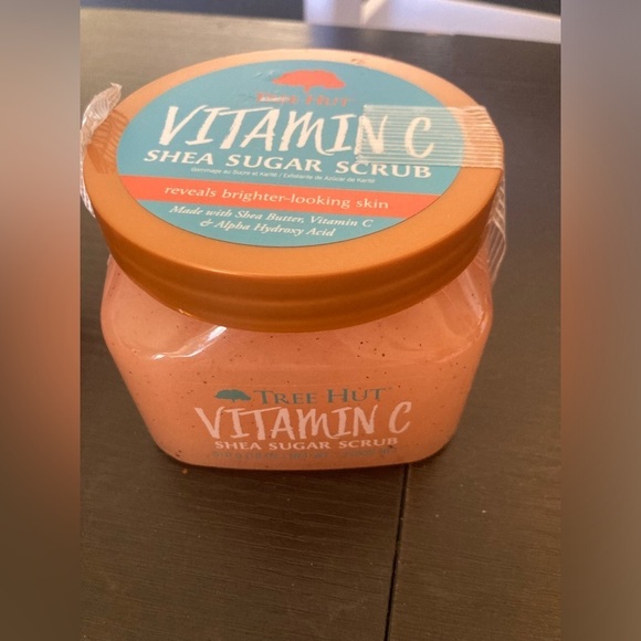 Tree hut Vitamin C Shea sugar scrub- 18 oz size. Opened but never used. - Picture 1 of 4